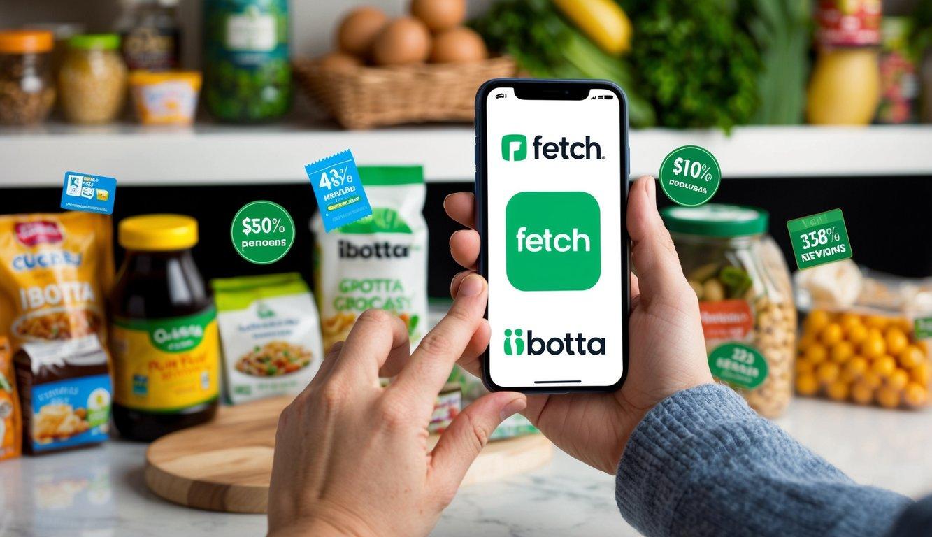 grocery cashback apps ibotta fetch rewards receipt scanning savings